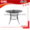 round aluminum cast table furniture